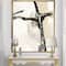 Designart - Creamy Tan Form I - Modern Glam Canvas in Gold Frame
